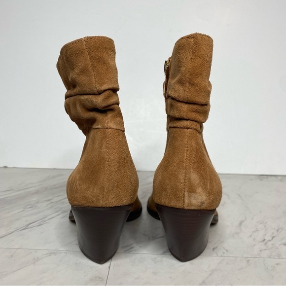 Vince Camuto Nerlinji Brown Suede Bootie 7.5 M - Picture 3 of 15